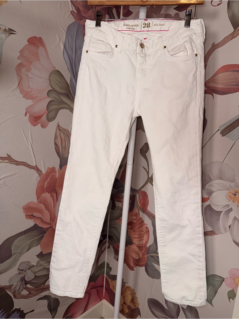 kate spade New York play hooky Women's White Jeans - 28